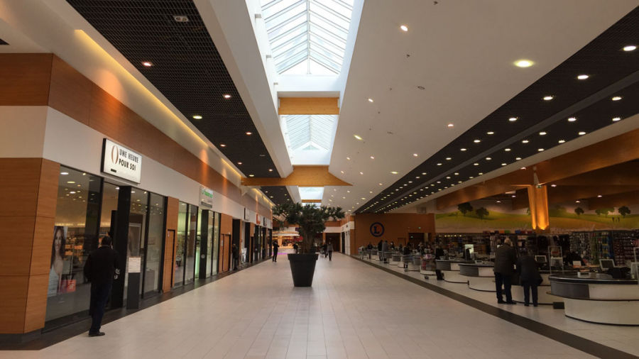 récupération de chaleur dans hall de galerie marchande