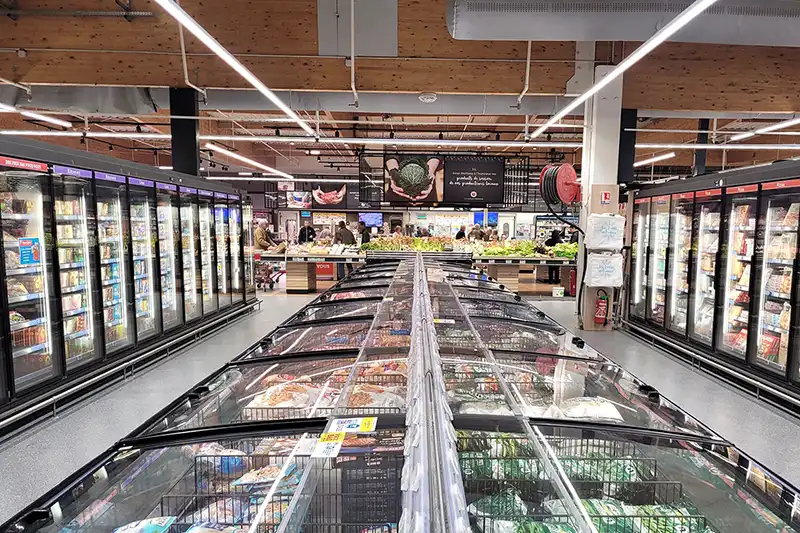 Super u bac réfrigéré